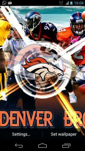 Bigger Denver Broncos Live Wallpaper For Android Screenshot