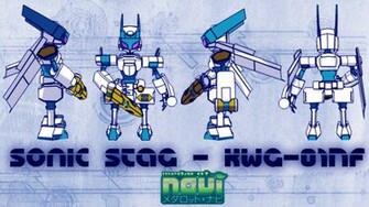 Medabots Wallpaper Medarot Navi Sonic Stag Kwg 01nf Minitokyo