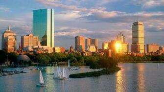 Boston Skyline Wallpaper