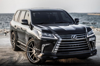 Adv1 Wheels Lexus Lx570 Cars Suv Black Wallpaper