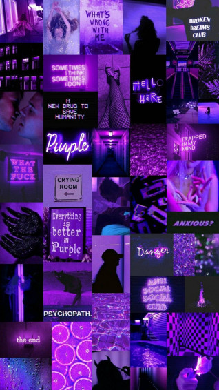 Dark Purple Aesthetic Wallpaper