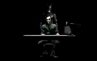 Batman And Joker The Dark Knight Wallpaper