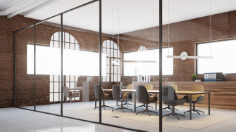 Professional Office Zoom Virtual Background Wallpaper