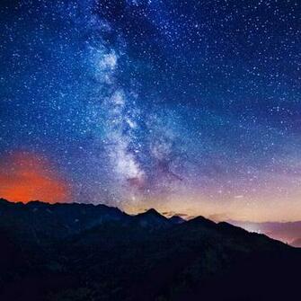 Star Filled Night Sky iPad Wallpaper For