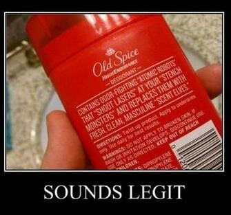 Old Spice Demotivator Picture