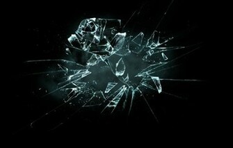 Broken Flower Crashed Glass Rose Wallpaper Photos