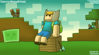 Minecraft Wallpaper I Love My World By Jojoful7 On