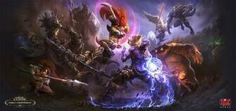 League Of Legends Champions Clash Battle Fight Katarina Ryze Annie