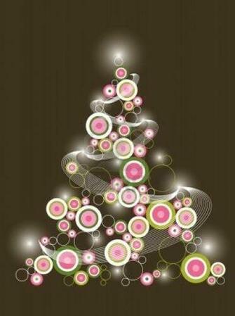 Pink Christmas Tree Wallpaper