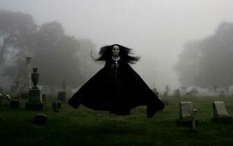 Ghost Scary Creepy Spooky Women Girl Mood Sad Sorrow Grave Cemetery