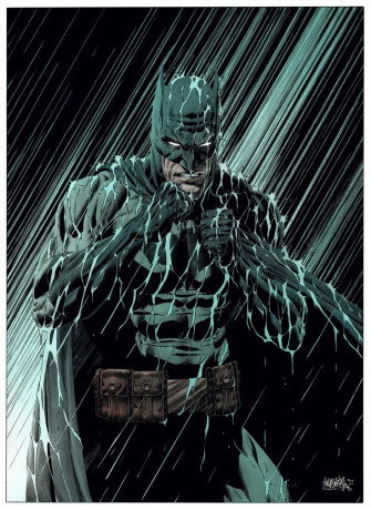 Batman Rain Color By Garnabiuth Art