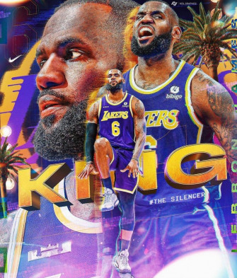 Brett Johnson On Lebron James Wallpaper