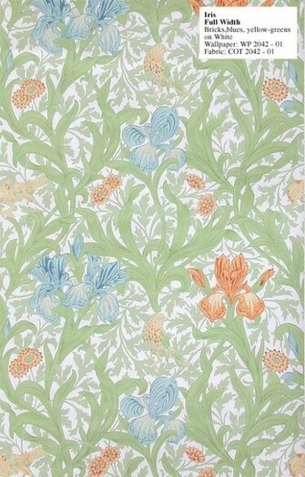William Morris Reproduction Wallpaper Iris Designed By J H Dearle