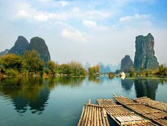 Guilin Scenery Panorama Guangxi China Wallpaper Full HD