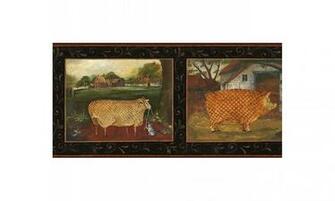Home Black Country Animals Wallpaper Border