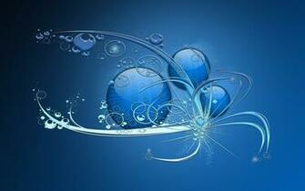 Blue Abstract Widescreen HD Wallpaper