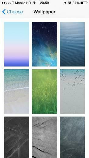 Ios Comes With A Bunch Of Wallpaper Left Including Two Motion