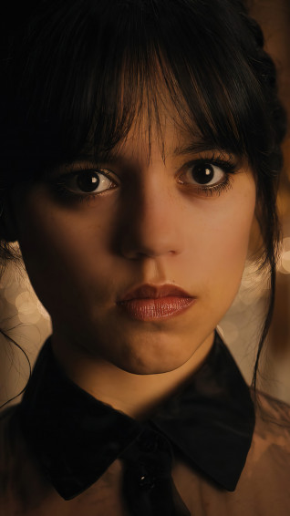 Wednesday Addams Jenna Ortega Netflix 4k Wallpaper iPhone HD Phone