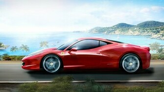 Red Sports Car HD Wallpaper Res