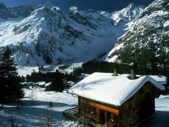 Mountain Cabin Screensaver Screensavers Snowy