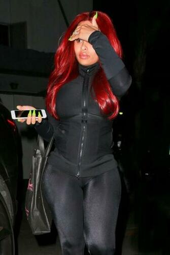 Blac Chyna In Tights At Busbys Gotceleb