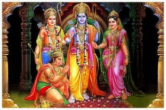 Shri Ram Sita HD Wallpaper Background Cat