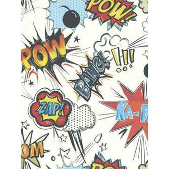 Kapow Wallpaper Decor Feature Rasch