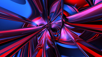 Vibrant 3d Cgi Abstract Wallpaper