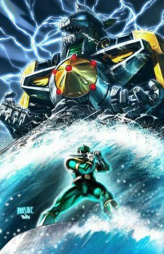 Green Ranger Summons The Dragon Zord Power Rangers