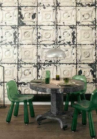Brooklyn Tins Wallpaper By Merci Tin Home Bound