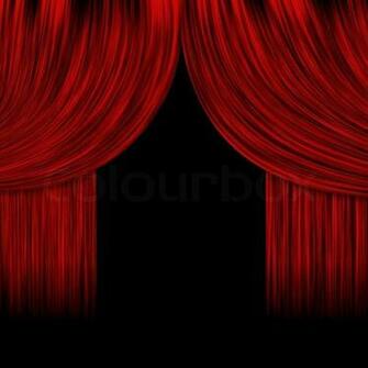 Stage Curtains Background Velvet