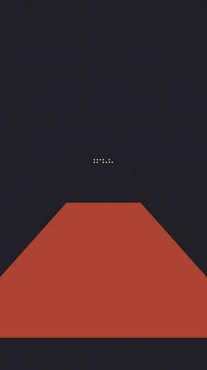 Simple Tycho Red Dark Abstract Minimal Art Illustration iPhone