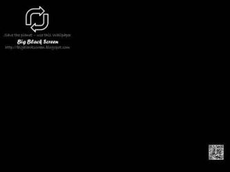 Big Black Screen Save The Planet Wallpaper
