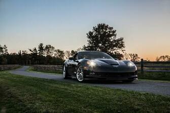 Black Chevrolet Corvette C6 Z06 HD Wallpaper