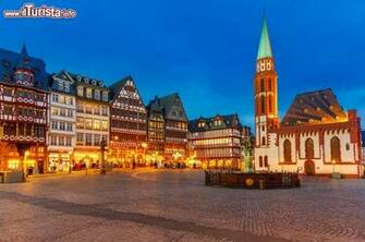 Fotografia Della Piazza Centrale Di Frankfurt Foto