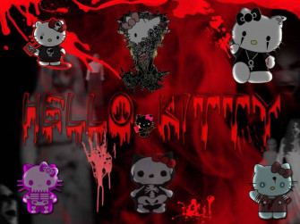 Hello Kitty Halloween Background Wallpaper