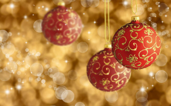 Christmas Balls Wallpaper