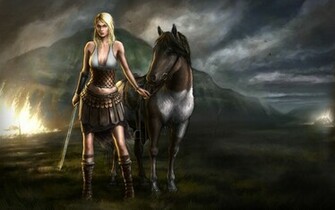 Valkyrie Viking Wallpaper