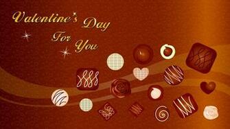 Floating Chocolates At Valentine S Day Wallpaper