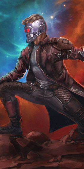 Guardians Of The Galaxy Comic Star Lord Phone Wallpaper