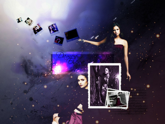 Damon And Elena Wallpaper By Albtraumx