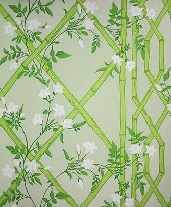 Jasmine Lattice Wallpaper A Decorative Featuring Floral
