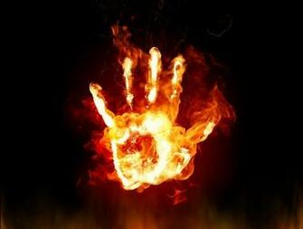Fire Hands Animated Wallpaper Art Cool Element