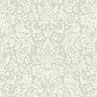 Dark Grey And Cream Mottled Damask Wallpaper Wall Sticker Outlet