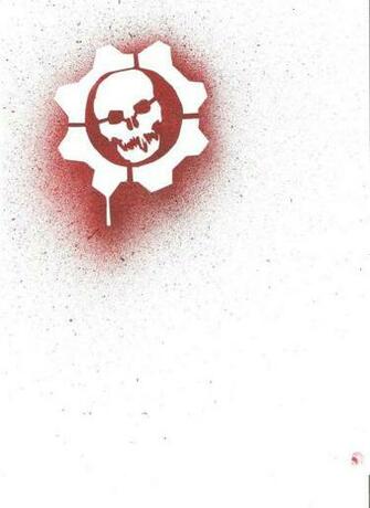 Gears Of War Crimson Omen Stencil By Littlecharly