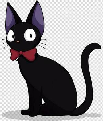 Black And Purple Cat Illustration T Shirt Jiji Hoodie Calcifer