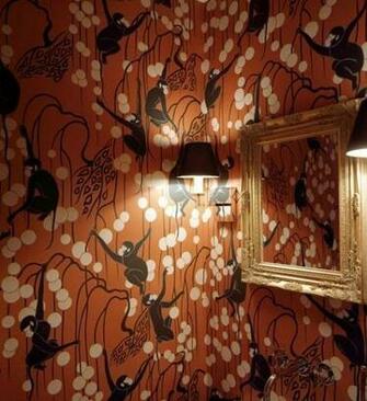 Deco Monkey Wallpaper 77th St