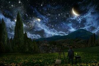 Camping Wallpaper Moon Desktop