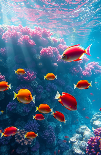 Fish Swimming Live Wallpaper