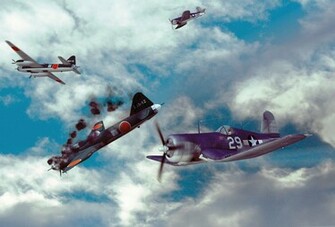 F4u Corsair Vs Betty By Caastel